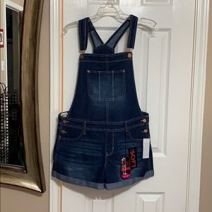 NWT NoBo dark blue jean overalls